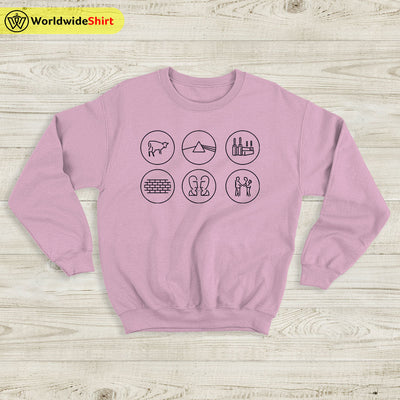 Pink Floyd Album Icon Sweatshirt Pink Floyd Shirt Music Shirt - WorldWideShirt