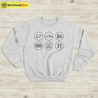 Pink Floyd Album Icon Sweatshirt Pink Floyd Shirt Music Shirt - WorldWideShirt