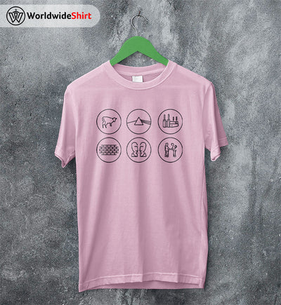 Pink Floyd Album Icon T shirt Pink Floyd Shirt Music Shirt - WorldWideShirt