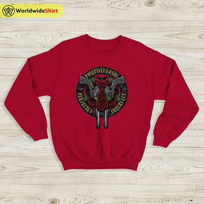 Positively Evol Perfectly Imperfect Sweatshirt Guns N Roses Shirt Rock Band - WorldWideShirt