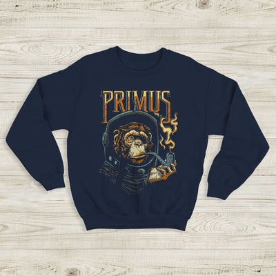 Primus Band Monkey Astronaut Sweatshirt Primus Shirt Music Shirt - WorldWideShirt