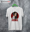 Princess Leia Rebel Vintage 90's T Shirt David Bowie Shirt Music Shirt - WorldWideShirt