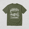Protect The Jimothy T-Shirt Seattle Raccoon Lover Shirt Jimothy At All Costs Tee - Military Green - WorldWideShirt