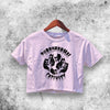 Purranormal Cativy Crop Top Cat Shirt Aesthetic Y2K Shirt - WorldWideShirt