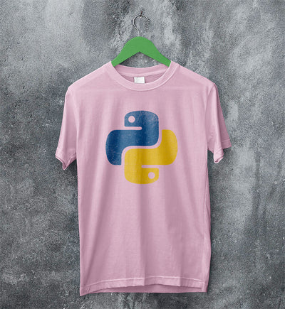 Python Programming Languange Retro T Shirt Python Shirt Bella Canvas - WorldWideShirt