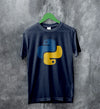 Python Programming Languange Retro T Shirt Python Shirt Bella Canvas - WorldWideShirt