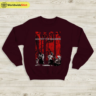 Rage Against The Machine 90's Concert Sweatshirt RATM Shirt - WorldWideShirt