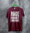 Rage Against The Machine Logo Black Vintage T Shirt RATM Shirt Bella Canvas - WorldWideShirt