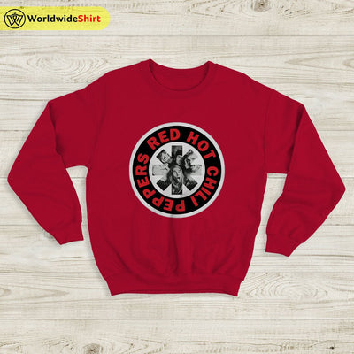 Red Hot Chili Pepper Sweatshirt Member Logo Sweatshirt Red Hot Chili Peppers Shirt - WorldWideShirt