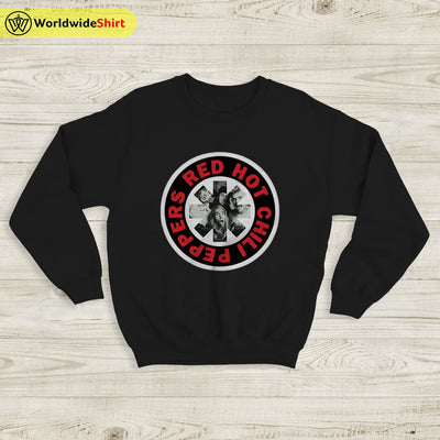 Red Hot Chili Pepper Sweatshirt Member Logo Sweatshirt Red Hot Chili Peppers Shirt - WorldWideShirt