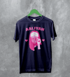 Retro Aaliyah T-Shirt Hip Hop Aaliyah Bootleg Shirt Vintage Queen of Urban Pop Tee - Navy Blue - WorldWideShirt