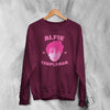 Retro Alfie Templeman Sweatshirt Alfie Templeman Pop Shirt Vintage Music Crewneck - Red Maroon - WorldWideShirt
