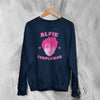 Retro Alfie Templeman Sweatshirt Alfie Templeman Pop Shirt Vintage Music Crewneck - Navy Blue - WorldWideShirt