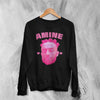 Retro Amine Sweatshirt Rapper Amine Shirt Vintage Aminé Hiphop Rap Music Crewneck - Black - WorldWideShirt