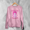 Retro Anita Baker Sweatshirt Jazz Anita Baker Lover Shirt Vintage Soul Music Crewneck - Light Pink - WorldWideShirt