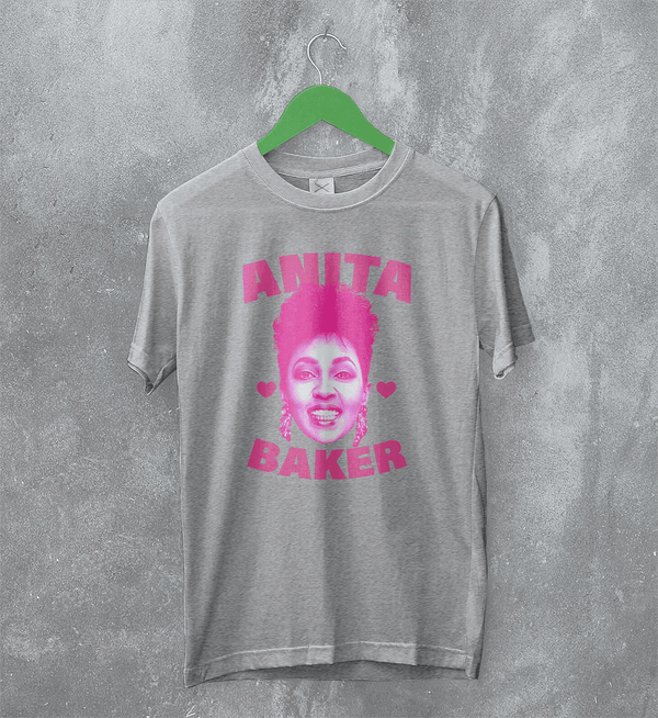 Retro Anita Baker T-Shirt Jazz Anita Baker Lover Shirt Vintage Soul Music Tee - Sport Grey - WorldWideShirt