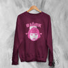 Retro Bjork Sweatshirt Pop Bjork Shirt Vintage Greatest Hits Graphic Crewneck - Red Maroon - WorldWideShirt