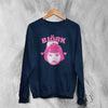 Retro Bjork Sweatshirt Pop Bjork Shirt Vintage Greatest Hits Graphic Crewneck - Navy Blue - WorldWideShirt