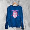 Retro Britney Spears Sweatshirt Britney Spears Pop Princess Shirt Vintage Music Crewneck - Royal Blue - WorldWideShirt