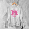 Retro Cardi B Sweatshirt Rap Cardi B Concert Shirt Music Rapper Crewneck - White - WorldWideShirt