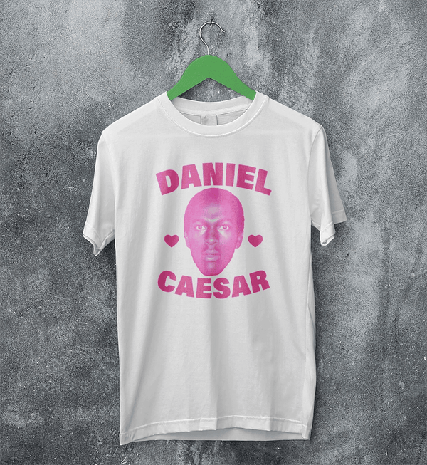 Retro Daniel Caesar T-Shirt Vintage RnB Shirt Soul Music Daniel Caesar Tee - White - WorldWideShirt