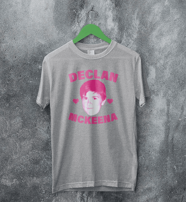 Retro Declan McKenna T-Shirt Rock Face Declan McKenna Shirt Pop Rock Tee - Sport Grey - WorldWideShirt