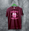 Retro Dermot Kennedy T-Shirt Pop Dermot Kennedy Face Shirt Vintage Irish Singer Tee - Red Maroon - WorldWideShirt