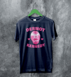 Retro Dermot Kennedy T-Shirt Pop Dermot Kennedy Face Shirt Vintage Irish Singer Tee - Navy Blue - WorldWideShirt