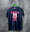 Retro Doja Cat T-Shirt Rap Meme Face Doja Cat Shirt Pop Music Rapper Tee - Navy Blue - WorldWideShirt