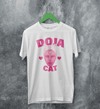 Retro Doja Cat T-Shirt Rap Meme Face Doja Cat Shirt Pop Music Rapper Tee - White - WorldWideShirt