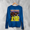 Retro Vozinha Sweatshirt, Vozinha Goalkeeper Shirt, Vintage Soccer Legend Crewneck - Royal Blue - WorldWideShirt