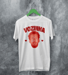 Retro Vozinha T-Shirt, Vintage Vozinha Face Shirt, Goalkeeper Soccer Legend Tee - White - WorldWideShirt