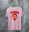 Retro Vozinha T-Shirt, Vintage Vozinha Face Shirt, Goalkeeper Soccer Legend Tee - Light Pink - WorldWideShirt