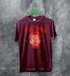 Retro Vozinha T-Shirt, Vintage Vozinha Face Shirt, Goalkeeper Soccer Legend Tee - Red Maroon - WorldWideShirt