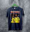 Retro Vozinha T-Shirt, Vozinha Goalkeeper Shirt, Vintage Soccer Legend Tee - Navy Blue - WorldWideShirt