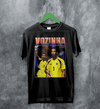 Retro Vozinha T-Shirt, Vozinha Goalkeeper Shirt, Vintage Soccer Legend Tee - Black - WorldWideShirt