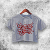 Santa Baby Crop Top Christmas Shirt Aesthetic Y2K Shirt - WorldWideShirt