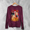 Scarface World Is Yours Sweatshirt Tony Montana Scarface Shirt Vintage Movie Crewneck - Red Maroon - WorldWideShirt