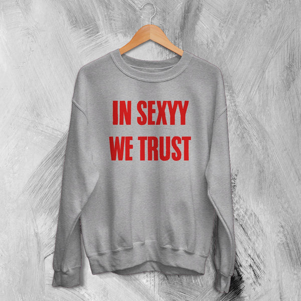 Sexyy Red In Sexyy We Trust Sweatshirt Album Sexyy Red Shirt Rap Music Crewneck - Sport Grey - WorldWideShirt