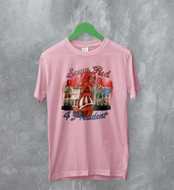 Sexyy Red Tour T-Shirt In Sexyy We Trust Shirt Sexyy Red For President Tee - Light Pink - WorldWideShirt