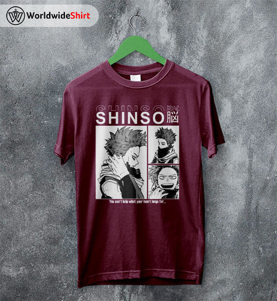 Shinso Aesthetic T-shirt Boku No Hero Academia Shirt BNHA Merch - WorldWideShirt