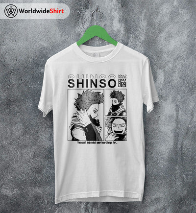 Shinso Aesthetic T-shirt Boku No Hero Academia Shirt BNHA Merch - WorldWideShirt