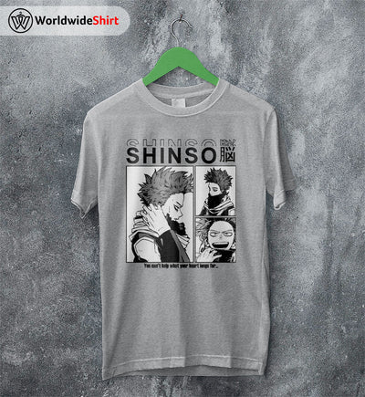 Shinso Aesthetic T-shirt Boku No Hero Academia Shirt BNHA Merch - WorldWideShirt