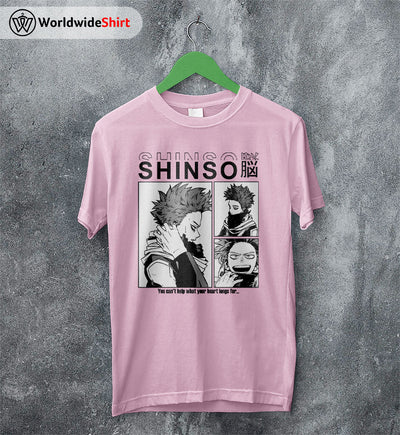 Shinso Aesthetic T-shirt Boku No Hero Academia Shirt BNHA Merch - WorldWideShirt