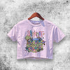 Slipknot Cartoon Crop Top Slipknot Shirt Aesthetic Y2K Shirt - WorldWideShirt