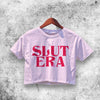 Slut Era Crop Top Slut Era Shirt Aesthetic Y2K Shirt - WorldWideShirt