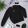 Snorlax Embroidered Pokémon Sweatshirt – Minimalist Gen 1 Style - Black - WorldWideShirt