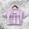 Sober Meme Crop Top Custom Shirt Aesthetic Y2K Shirt - WorldWideShirt