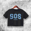 SOS EST 2022 Crop Top SZA Shirt Aesthetic Y2K Shirt - WorldWideShirt