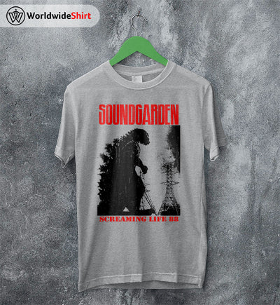 Soundgarden Godzilla Shirt Soundgarden Screaming Life Shirt - WorldWideShirt